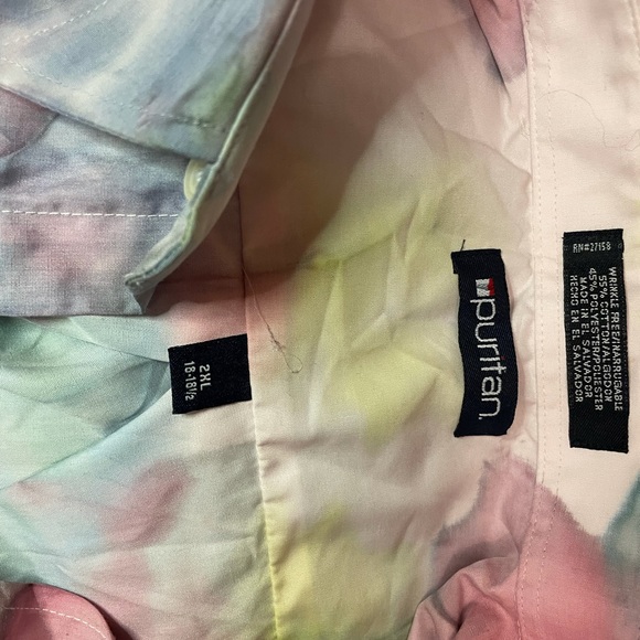 TIE DIE DRESS SHIRT - Picture 3 of 4